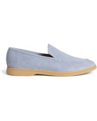 Eleventy - Suede Loafers - Lyst