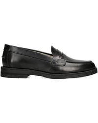 Duke & Dexter - Leather Wilde Penny Loafers - Lyst
