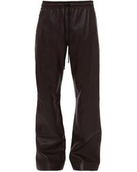 JW Anderson - Leather Drawstring Trousers - Lyst