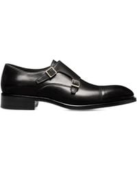 Tom Ford - Burnished Leather Double Monk Shoes - Lyst