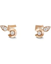 CHANEL - And Diamond Extrait De N°5 Stud Earrings - Lyst