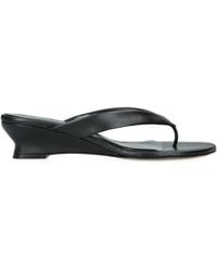 Le Monde Beryl - Leather Micro Wedge Sandals 40 - Lyst