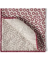 Brunello Cucinelli - Silk Polka-Dot Pocket Square - Lyst