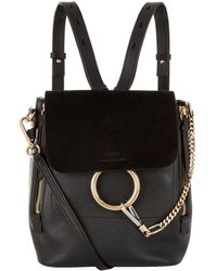 black chloe backpack