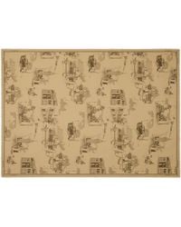 Burberry - Silk-Wool London Landmarks Scarf - Lyst