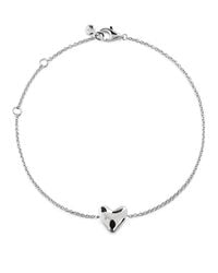 Monica Vinader - Sterling Heart Chain Bracelet - Lyst