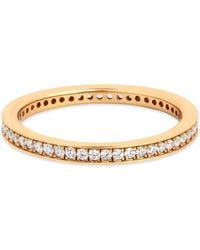 Astrid & Miyu - Plated Crystal Stacking Ring - Lyst