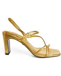 Sandro - Metallic Faye Sandals 70 - Lyst