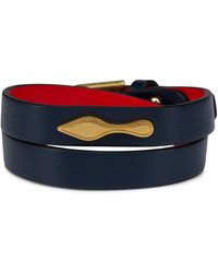 Christian Louboutin - Bettina Leather Bracelet - Lyst