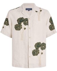 Frescobol Carioca - Linen Floral Roberto Shirt - Lyst