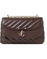 Jimmy Choo - Leather Curve Cross-Body Bag - Lyst