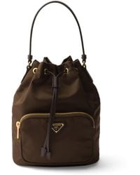 Prada - Re-Nylon Duet Bucket Bag - Lyst
