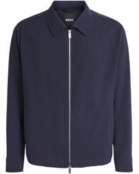 BOSS - Wool-Blend Carper Bomber Jacket - Lyst