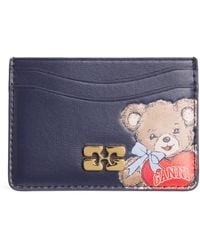 Ganni - Recycled Leather Bou Card Holder - Lyst