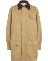 FRAME - Cotton Twill The Safari Jacket - Lyst
