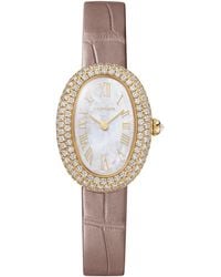 Cartier - Small And Diamond Baignoire Watch - Lyst