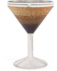 Judith Leiber - Crystal Espresso Martini Clutch Bag - Lyst
