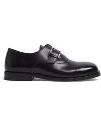Ami Paris - Leather Monk Strap Shoes - Lyst