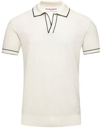 Orlebar Brown - Merino Wool Horton Tipped Polo Shirt - Lyst