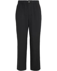 FRAME - Cotton Straight Trousers - Lyst