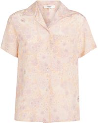 Chloé - Silk Floral Print Shirt - Lyst