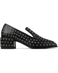 Jimmy Choo - Eliot 45 Nappa Heeled Loafers - Lyst