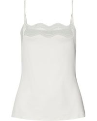 Hanro - Square-Neck Cira Pyjama Top - Lyst