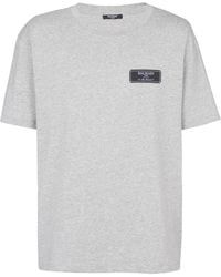 Balmain - Logo Patch T-shirt - Lyst