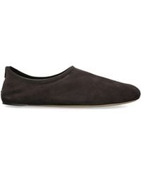 The Row - Stellene Suede Slippers - Lyst
