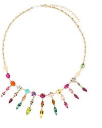 Jacquie Aiche - And Mixed Gemstone Shaker Necklace - Lyst