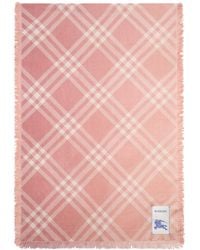 Burberry - Wool-Silk Gradient Check Scarf - Lyst