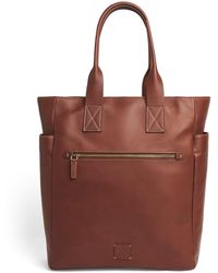Eleventy - Faux Leather Tote Bag - Lyst