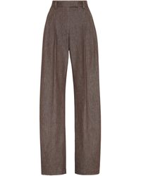 Brunello Cucinelli - Sparkling Relaxed Trousers - Lyst