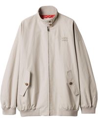 Miu Miu - Cotton-Blend Panama Blouson Jacket - Lyst