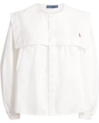 Polo Ralph Lauren - Cotton Yoke-Overlay Oxford Shirt - Lyst