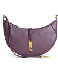 Polo Ralph Lauren - Mini Leather Polo Id Shoulder Bag - Lyst