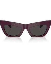 Burberry - Acetate Cat-Eye Sunglasses - Lyst