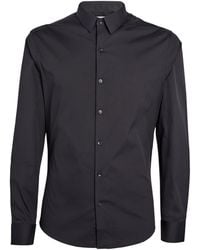 Sandro - Cotton-Blend Long-Sleeve Shirt - Lyst