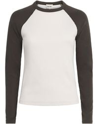 ME+EM - Slim Baseball Top - Lyst