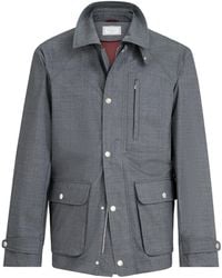 Brunello Cucinelli - Virgin Wool Field Jacket - Lyst