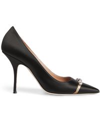 Malone Souliers - Crystal-Embellished Satin Halo Pumps 90 - Lyst
