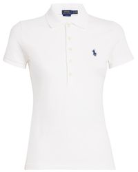Polo Ralph Lauren - Stretch-Cotton Julie Polo Shirt - Lyst