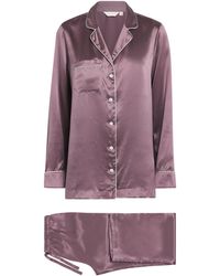 Derek Rose - Silk Bailey Long Pyjama Set - Lyst
