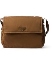 Prada - Large Re-Nylon Padded Cross-Body Bag - Lyst