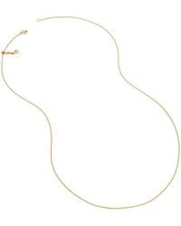Monica Vinader - Vermeil Fine Chain Necklace - Lyst