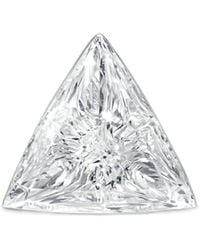 Maria Tash - Invisible Set Triangle Diamond Threaded Stud Earring - Lyst