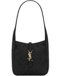 Saint Laurent - Baby Rhinestone-Embellished Le 5 À 7 Shoulder Bag - Lyst