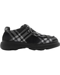 Burberry - Check Creeper Shoes - Lyst