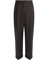 Barena - Virgin Wool Pleated Trousers - Lyst