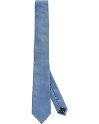 Paul Smith - Linen-Silk Polka Dot-Embroidered Tie - Lyst